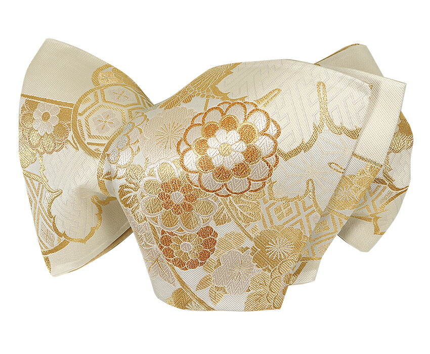 楽天市場】袋帯 振袖用 帯 西陣織 日本製 大光（株）謹製 オフホワイト