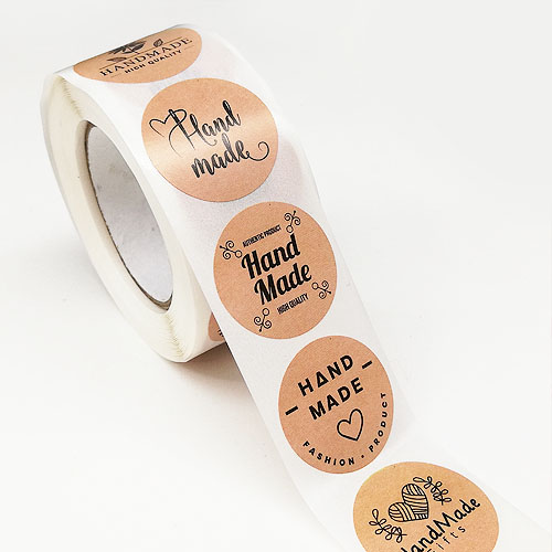 楽天市場】ハンドメイド handmade ギフト ステッカー ロール シール 約