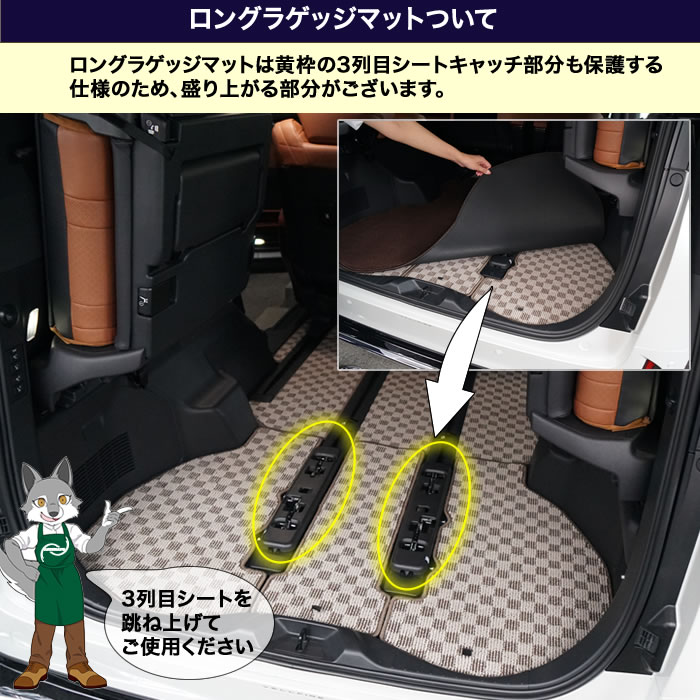 楽天市場】レクサス LM 500h ロングラゲッジマット 【C2000】(NEW