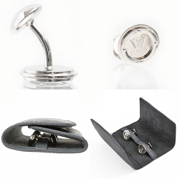 楽天市場】ルイヴィトン カフス メンズ カフリンクス LV サークル 固定