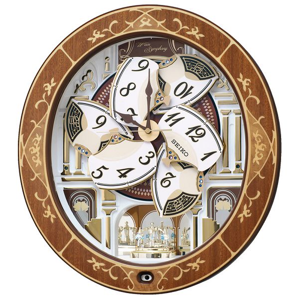 楽天市場】からくり 時計 SEIKO ウエーブシンフォニー 壁掛け RE580B