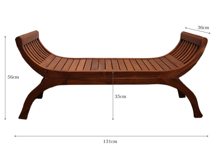 楽天市場】バリ島 家具 【2人掛け チーク・カルティニチェア 】＊数量
