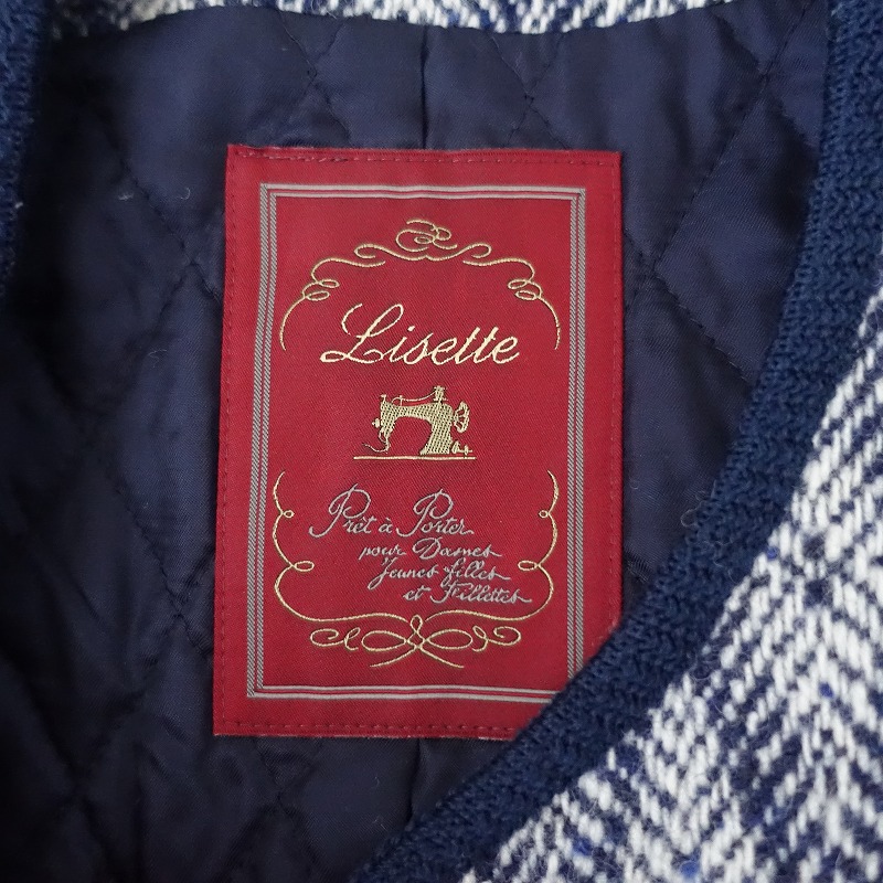 楽天市場】//リゼッタ Lisette ウールノーカラーコート - 【中古