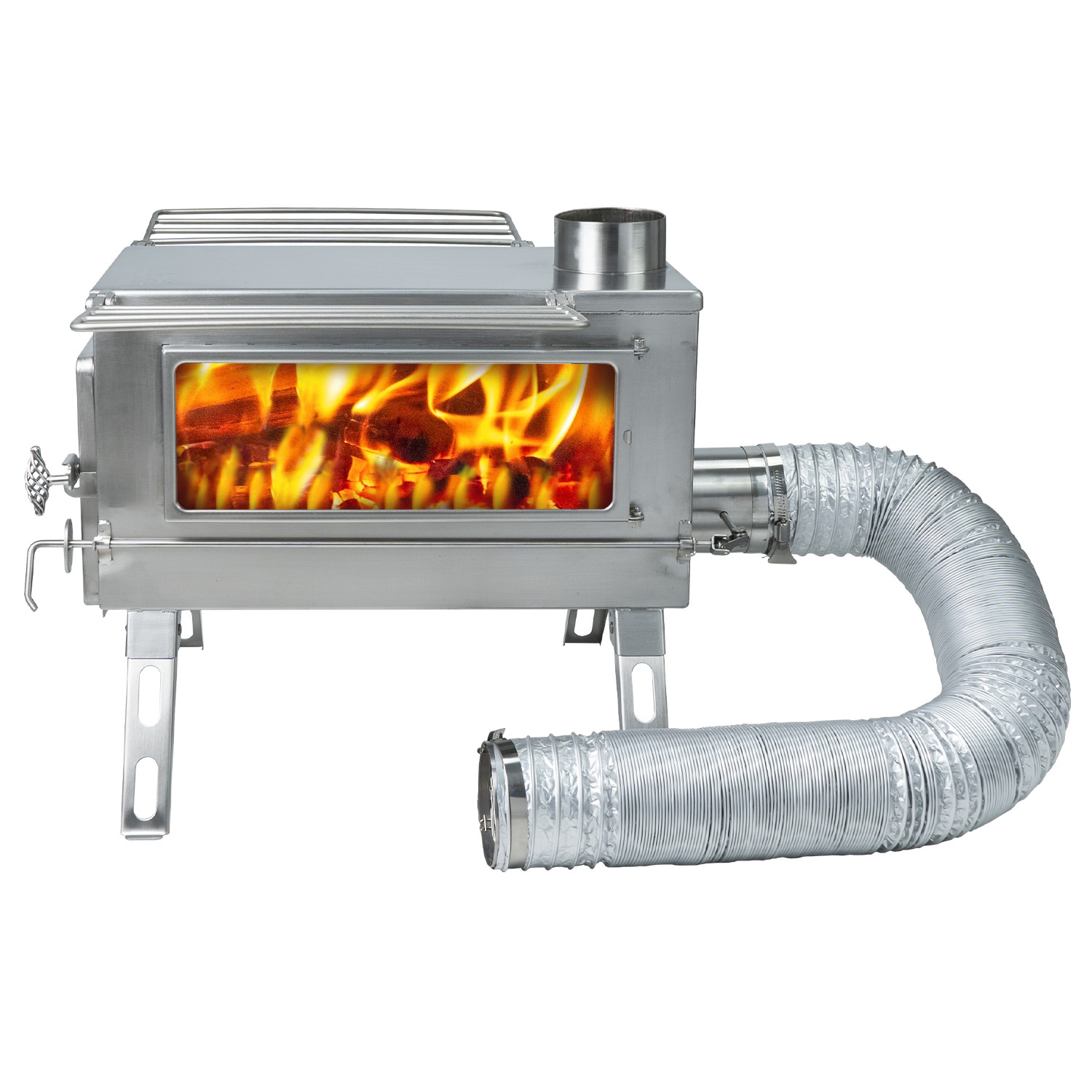 楽天市場】ウィンナーウェル 外気吸入型 二次燃焼 薪ストーブ ノマド