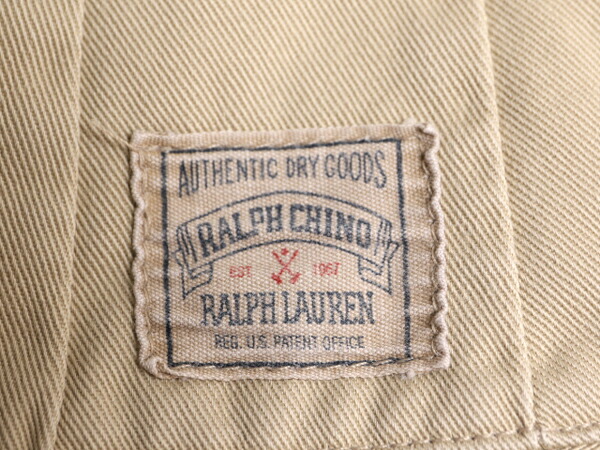 楽天市場】90s USA製 初期 ラルフローレン コットン チノ パンツ