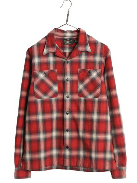 楽天市場】RRL ラルフローレン オンブレ チェック フランネル 長袖