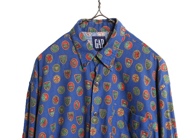 楽天市場】【3/5 30名限定1000円OFF×最大半額】 90s OLD GAP 総柄 長袖