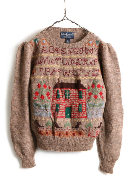 楽天市場】限定品 手編み 80's 英国製 □ ラルフローレン RL82 フェア