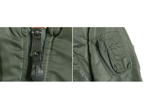 楽天市場】80's USA製 IDEAL ジッパー □ ALPHA INDUSTRIES 社製 MA-1