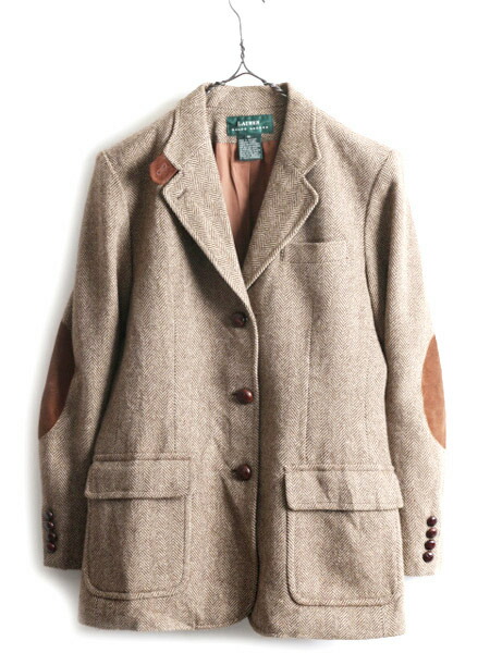 楽天市場】90s □ ラルフローレン ヘリンボーン テーラード ジャケット