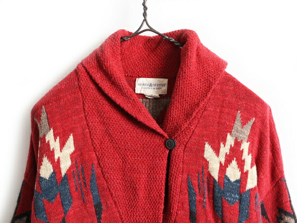 楽天市場】デニム&サプライ ラルフローレン ネイティブ ショールカラー