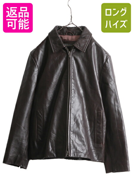 楽天市場】00s バナナリパブリック 本革 レザー ジャケット メンズ S