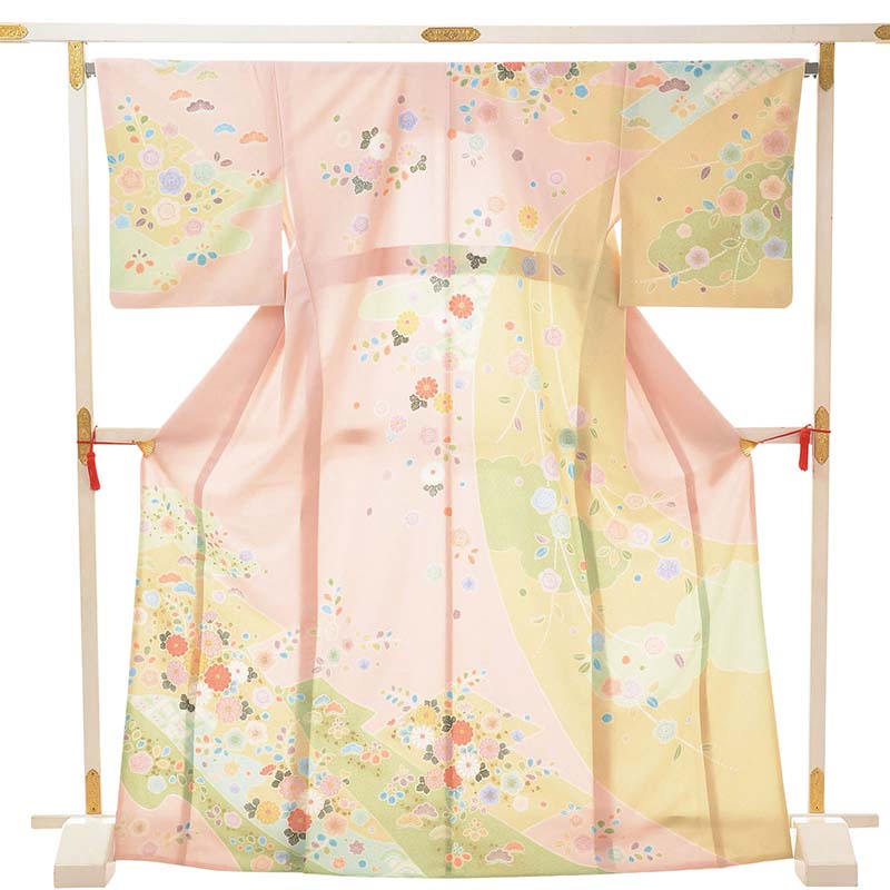 楽天市場】【レンタル】訪問着 七五三 卒園式 入学式「Lサイズ」ピンク