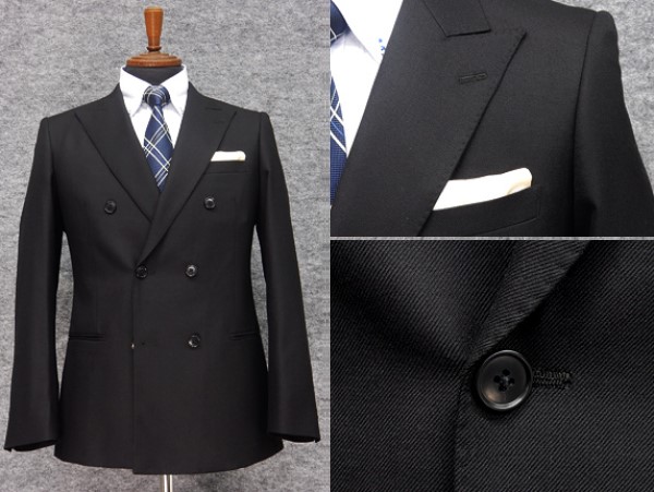 楽天市場】秋冬物 ダブルスーツ 黒 [YA体][A体] スタイリッシュ6釦×2掛