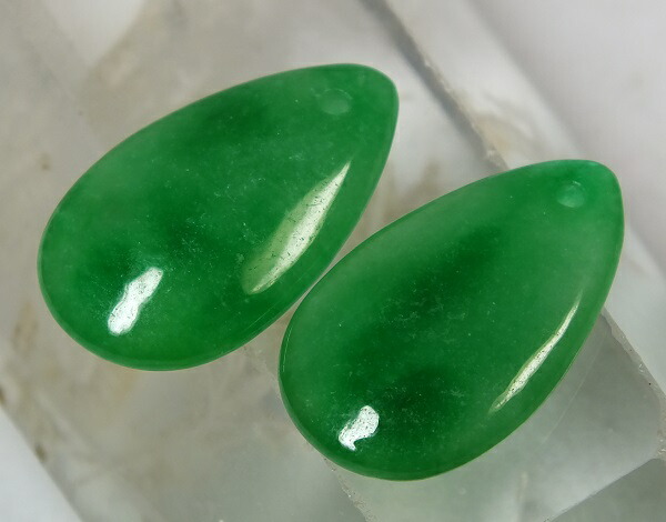 楽天市場】□龍香堂□☆ミャンマー氷種翡翠（アイスジェダイト）雫型