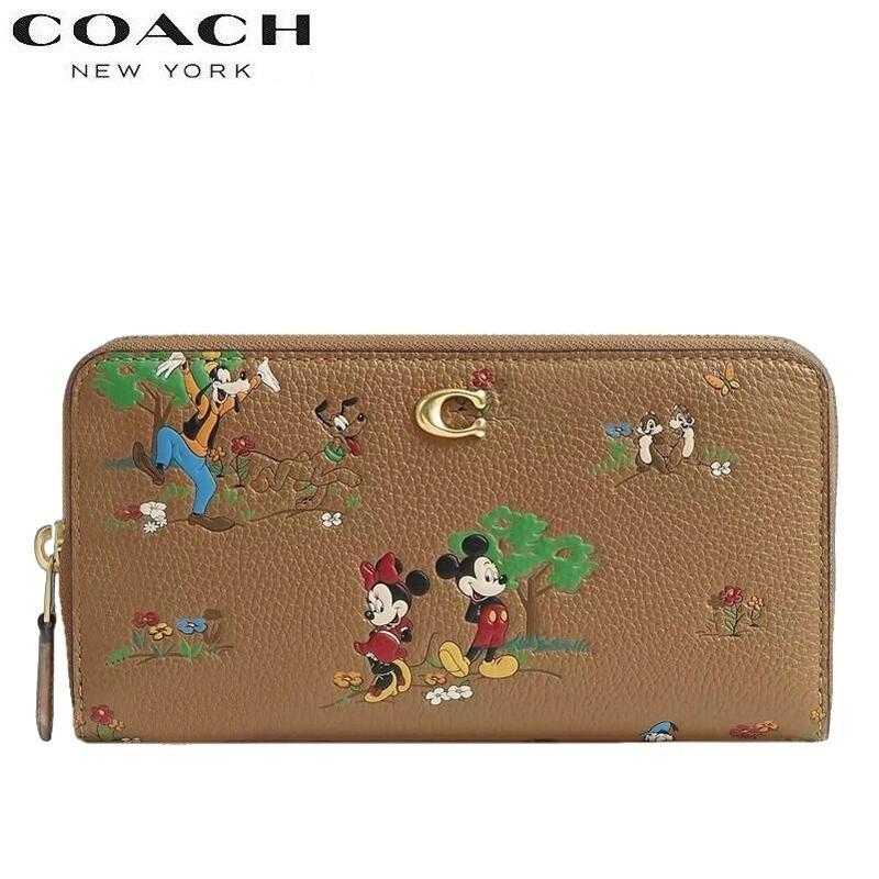 楽天市場】コーチ 長財布 ラウンドファスナー ミッキーマウスの通販