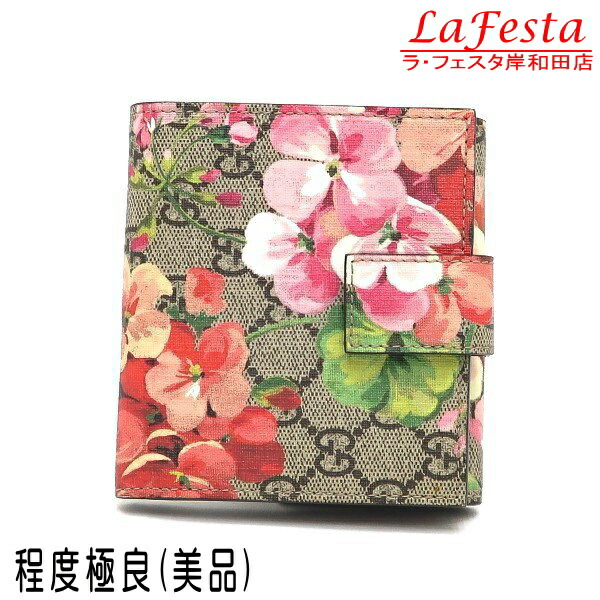 楽天市場】gucci ブルームス 二つ折り財布の通販