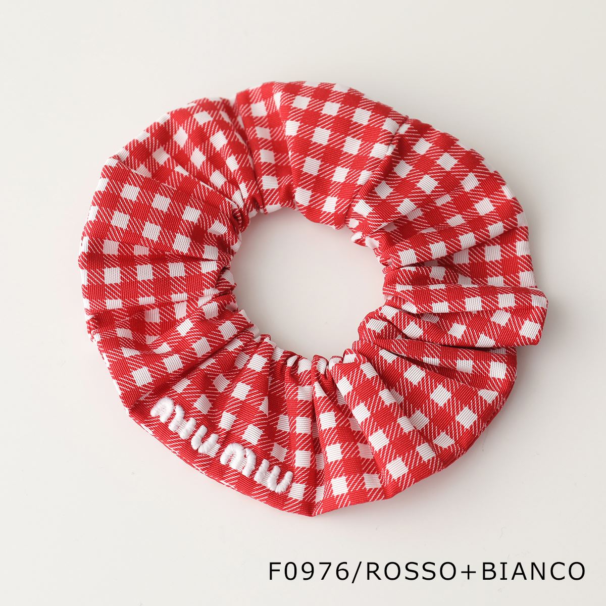 楽天市場】MIUMIU ミュウミュウ シュシュ 5IF024 2B4L レディース