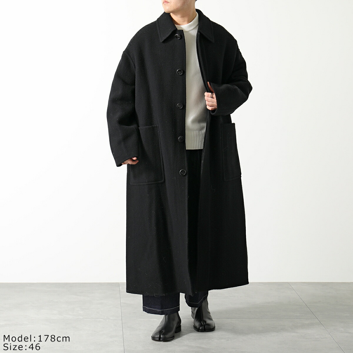 楽天市場】ami paris アミパリス ロングコート H22UCO302 252 メンズ