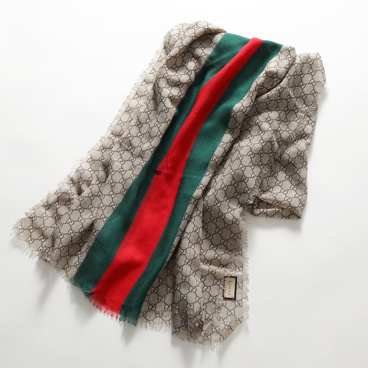 楽天市場】GUCCI グッチ ストール 600950 4G200 レディース フリンジ