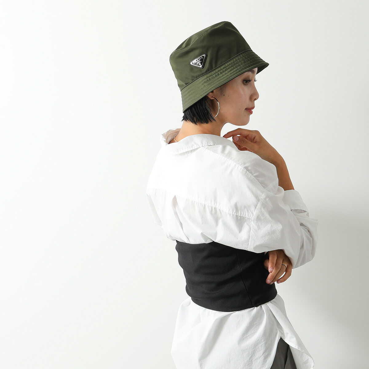 楽天市場】PRADA プラダ バケットハット 2HC137 2DMI レディース Re