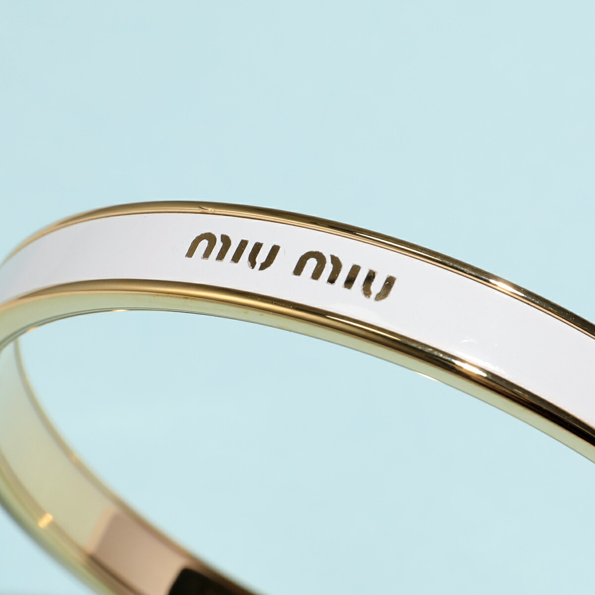 楽天市場】MIUMIU ミュウミュウ バングル 5JB408 2F6T レディース