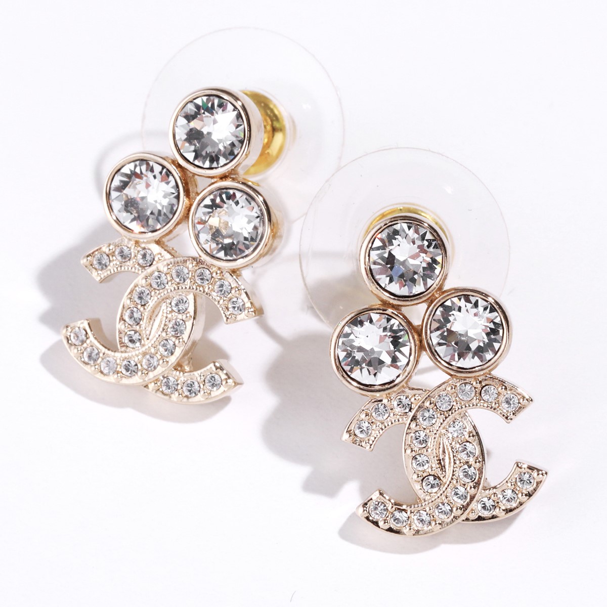 楽天市場】CHANEL シャネル ピアス ABA508 B10548 レディース ココ