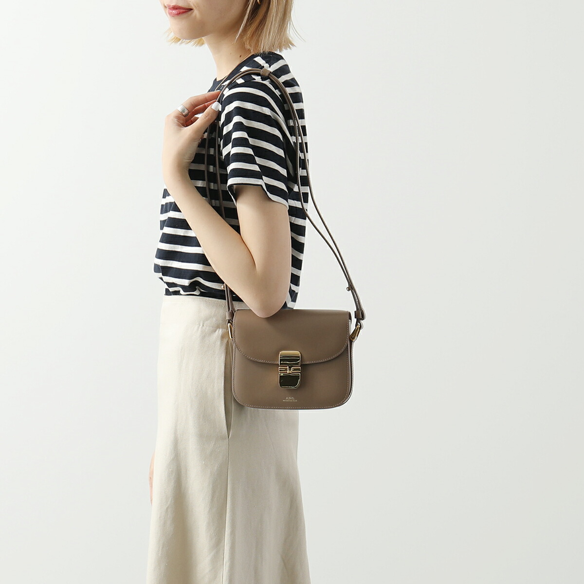 楽天市場】APC A.P.C. アーペーセー ショルダーバッグ sac grace mini