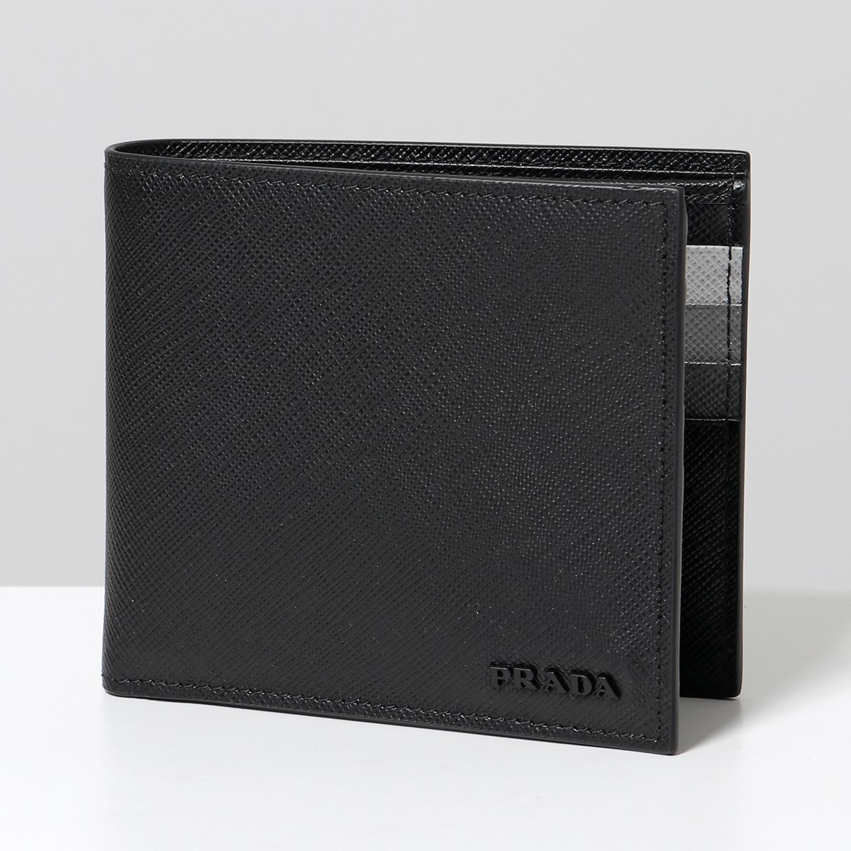 楽天市場】PRADA プラダ 二つ折り財布 2MO513 ZLP メンズ レザー