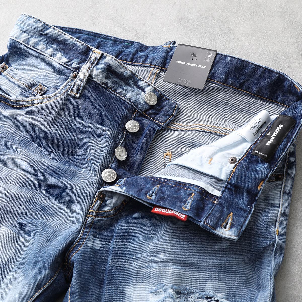 楽天市場】DSQUARED2 ディースクエアード デニム LIGHT CLOUDY WASH