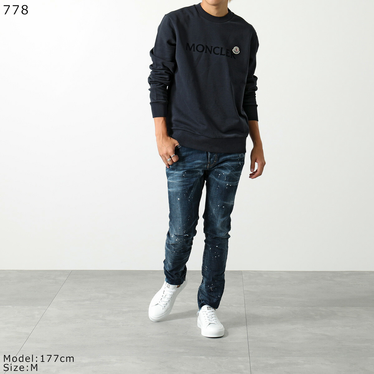 楽天市場】MONCLER モンクレール スウェットシャツ 8G00040 809KR