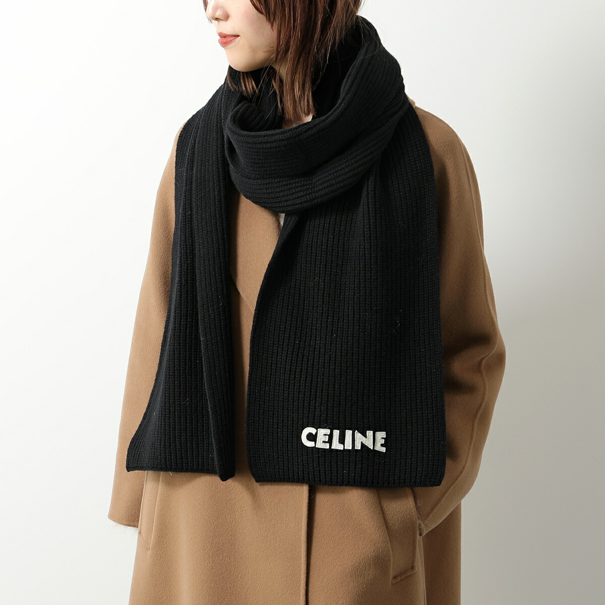 楽天市場】CELINE セリーヌ ニットマフラー 2AC35423P.38NO レディース