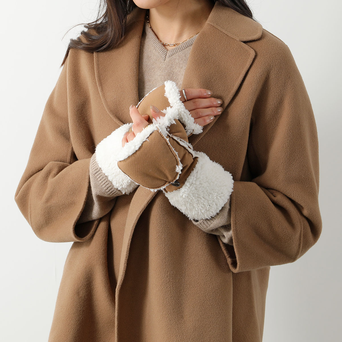 楽天市場】UGG アグ グローブ W BONDED FLEECE FLIP MITTEN 22706