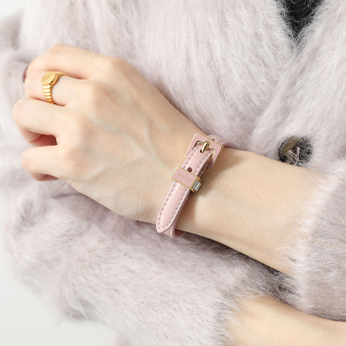 楽天市場】MIUMIU ミュウミュウ ブレスレット 5IB472 2F9G レディース