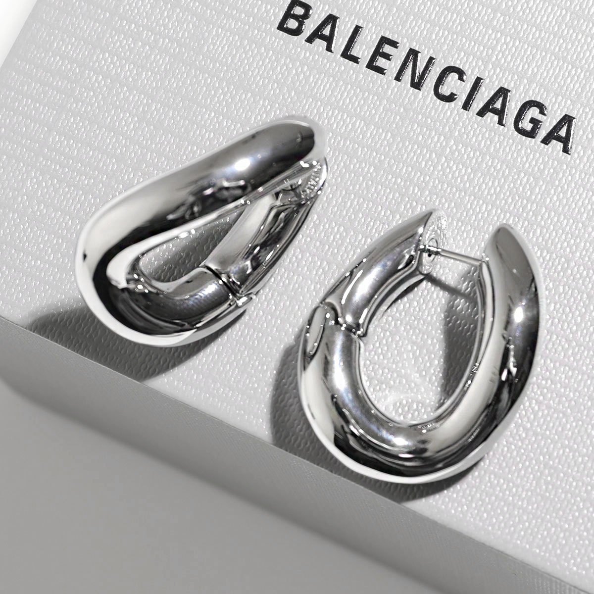 楽天市場】BALENCIAGA バレンシアガ フープピアス LOOP EARRINGS P