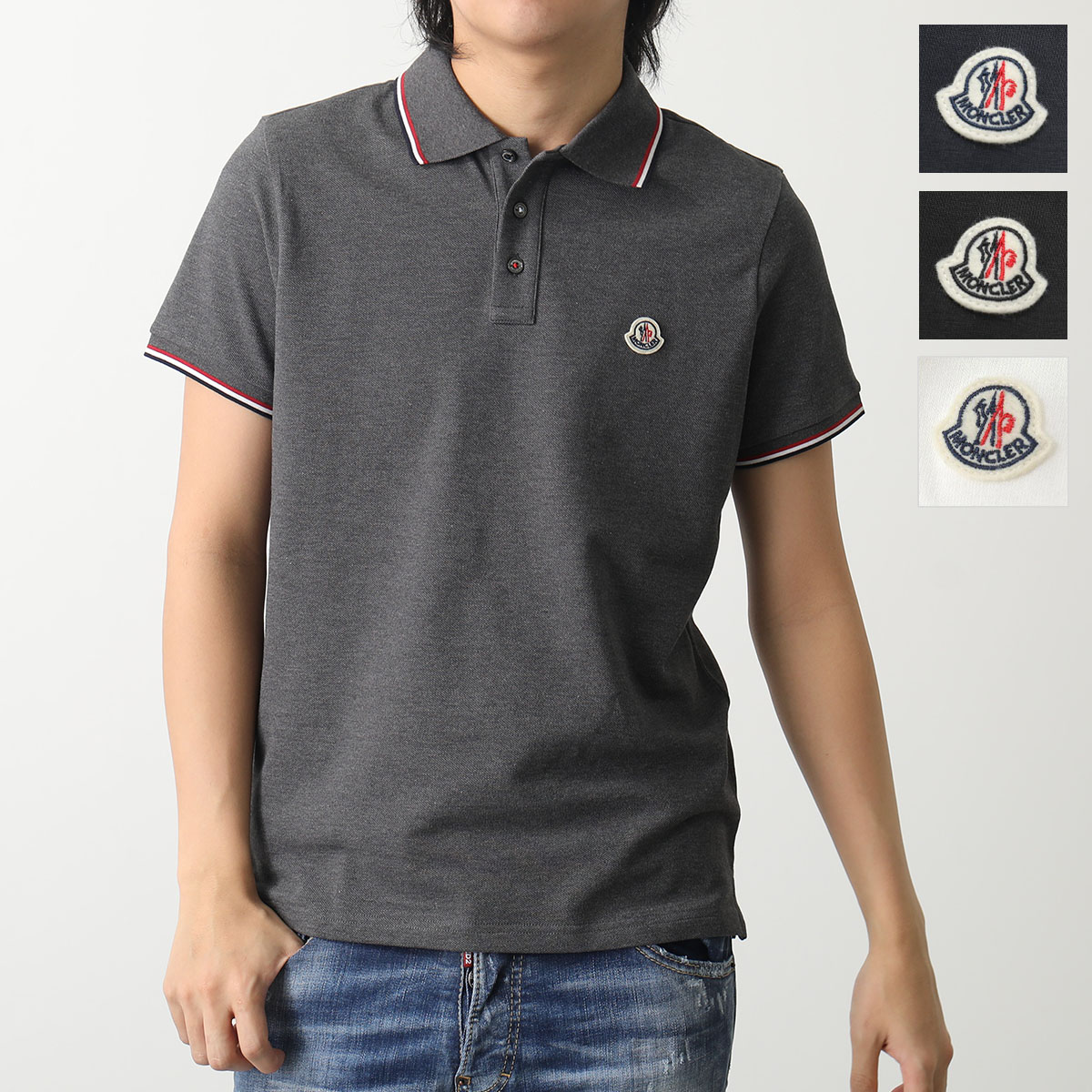 楽天市場】MONCLER モンクレール ポロシャツ POLO MANICA C 8A70300