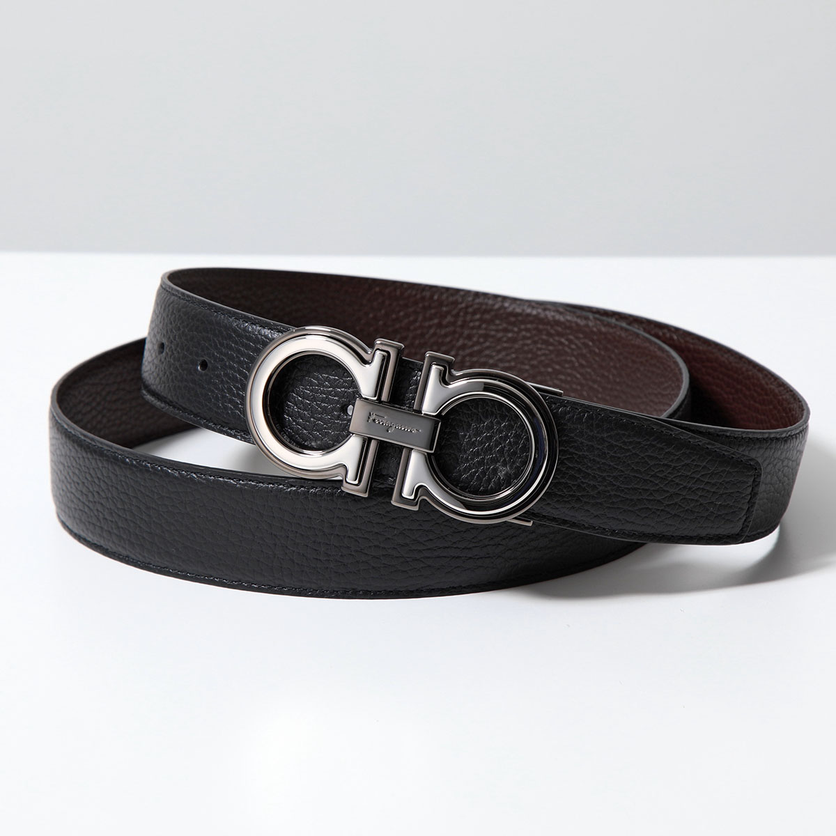 楽天市場】FERRAGAMO フェラガモ ベルト 67 A254 メンズ リバーシブル