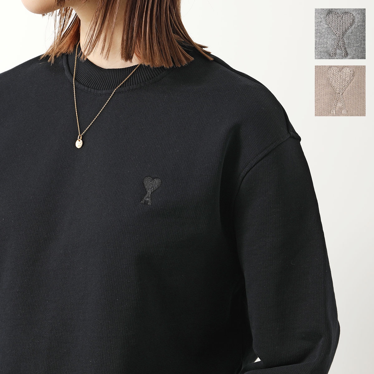 楽天市場】ami paris アミパリス トレーナー USW003.730 レディース