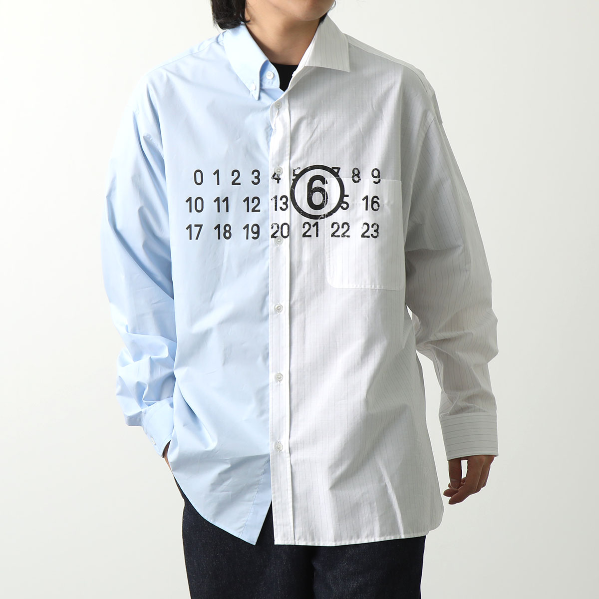 楽天市場】MM6 エムエムシックス メゾンマルジェラ シャツ SH0DT0005