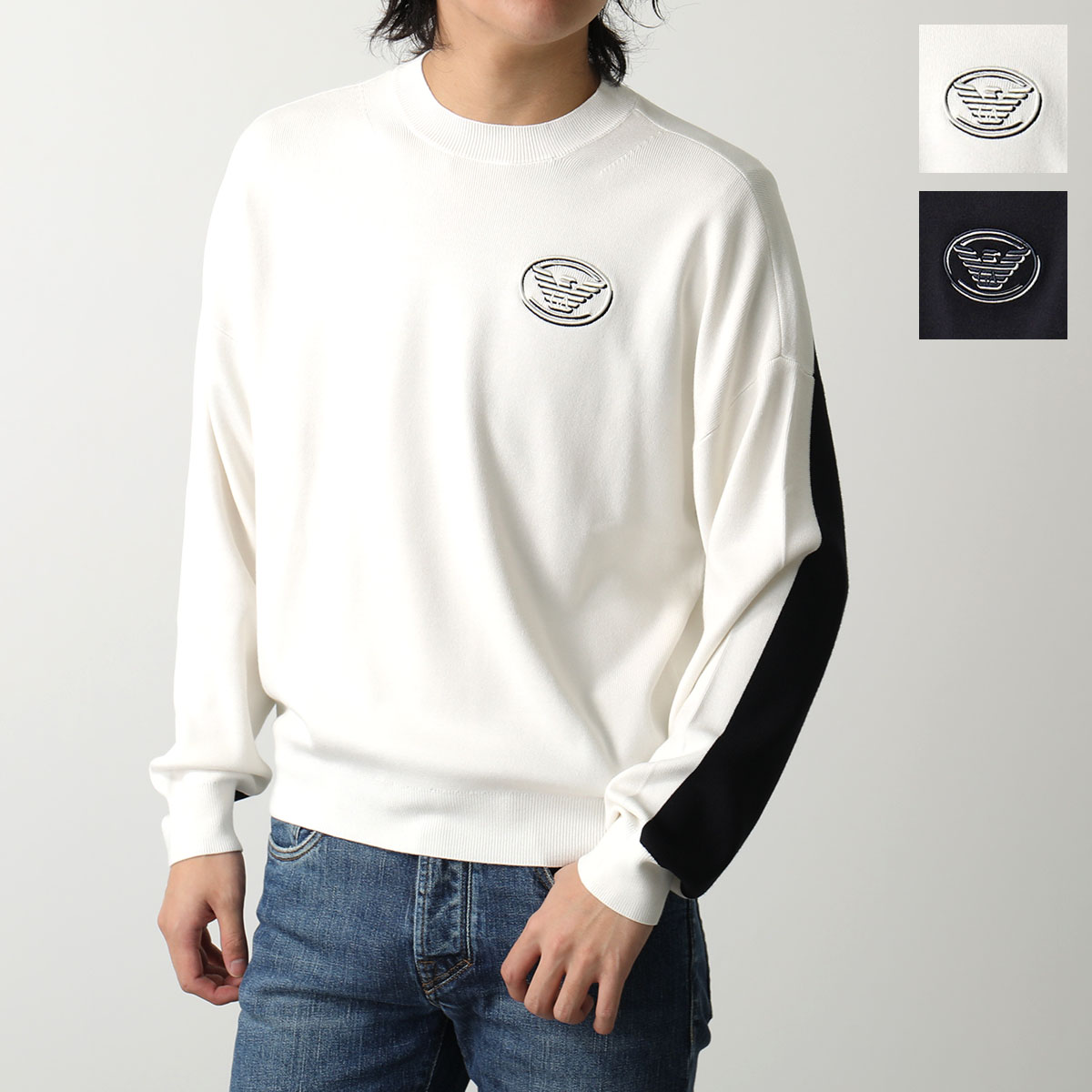 楽天市場】EMPORIO ARMANI エンポリオアルマーニ セーター 6L1MXA