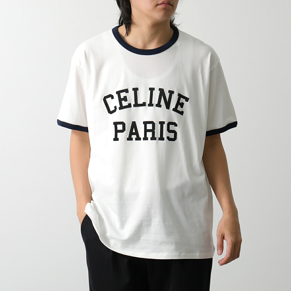 楽天市場】CELINE セリーヌ Tシャツ 2X45M671Q.01NB メンズ 半袖