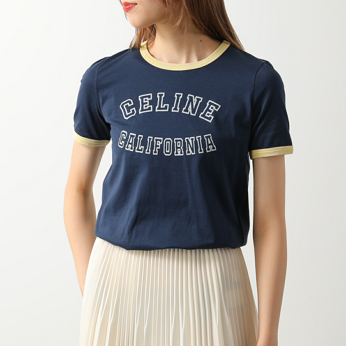 楽天市場】CELINE セリーヌ 半袖 Tシャツ 2X17H671Q.19VO 2X17H671Q