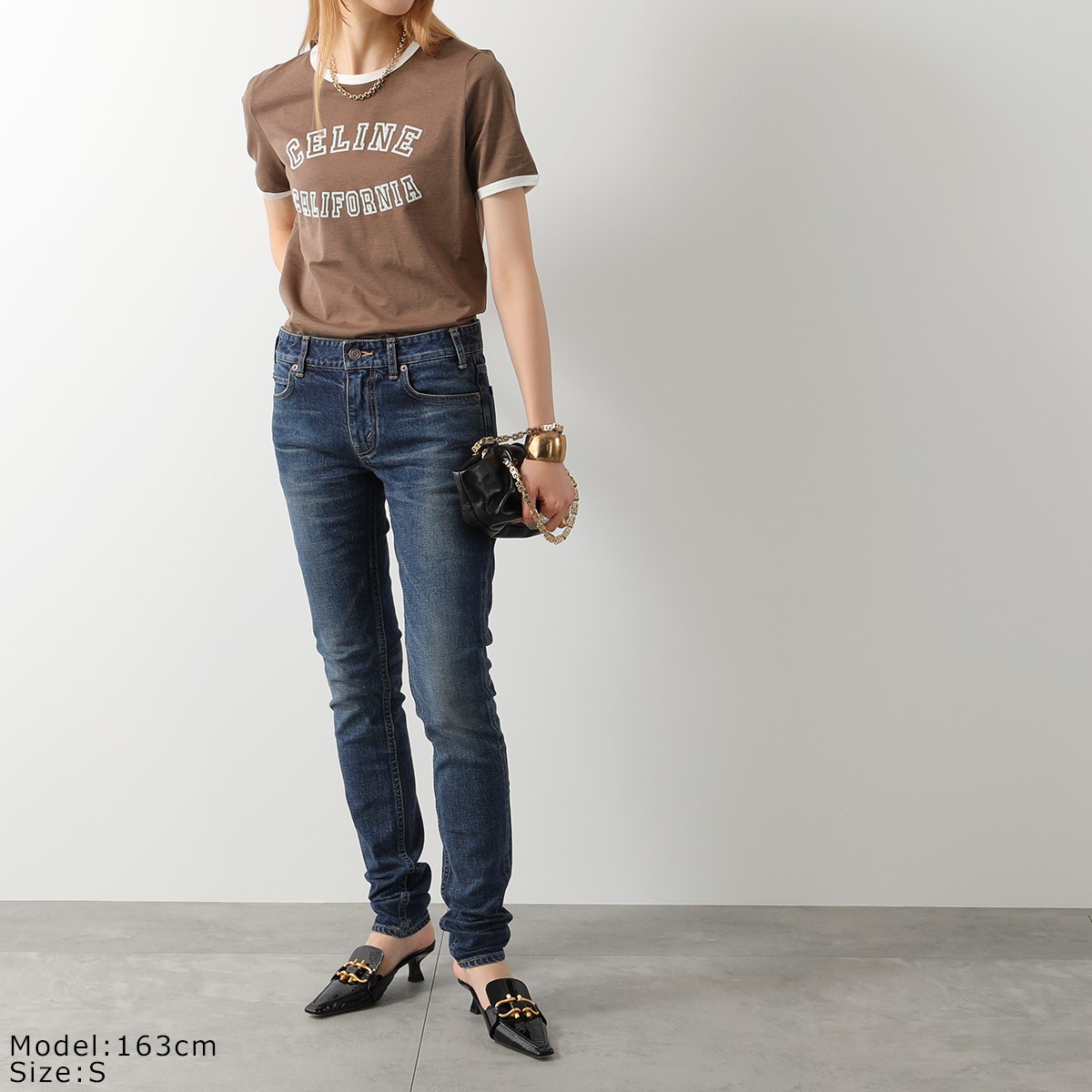 楽天市場】CELINE セリーヌ 半袖 Tシャツ 2X17H671Q.19VO 2X17H671Q