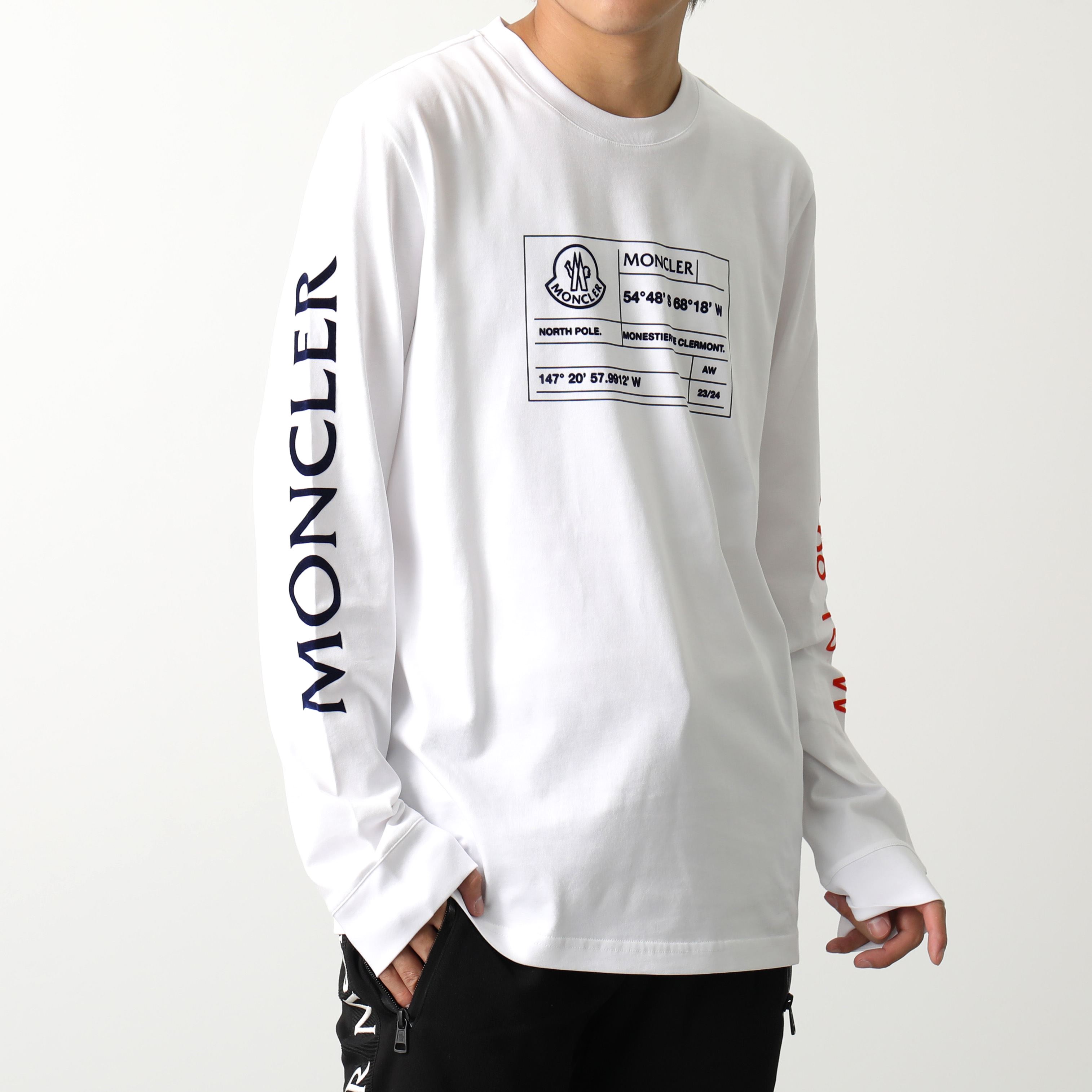 楽天市場】MONCLER モンクレール 長袖Tシャツ 8D00006 89A7G メンズ
