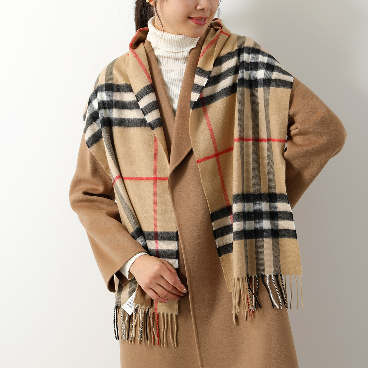 楽天市場】BURBERRY バーバリー マフラー MU GIANT CHK SFA CS SC