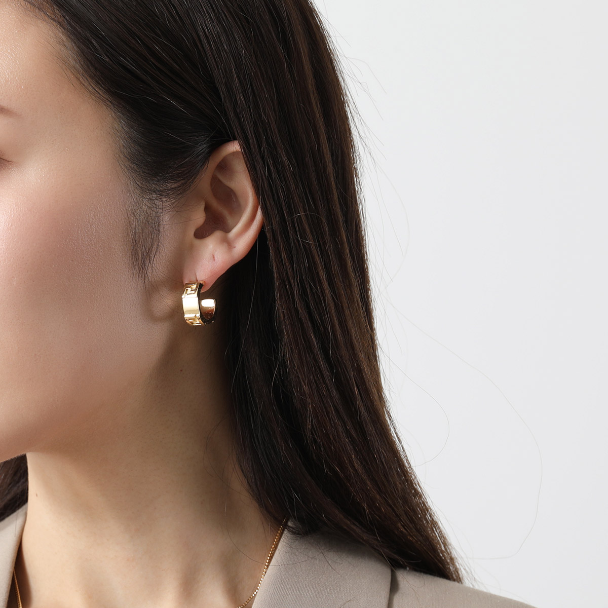 楽天市場】FENDI フェンディ フープピアス FOREVER フォーエバー