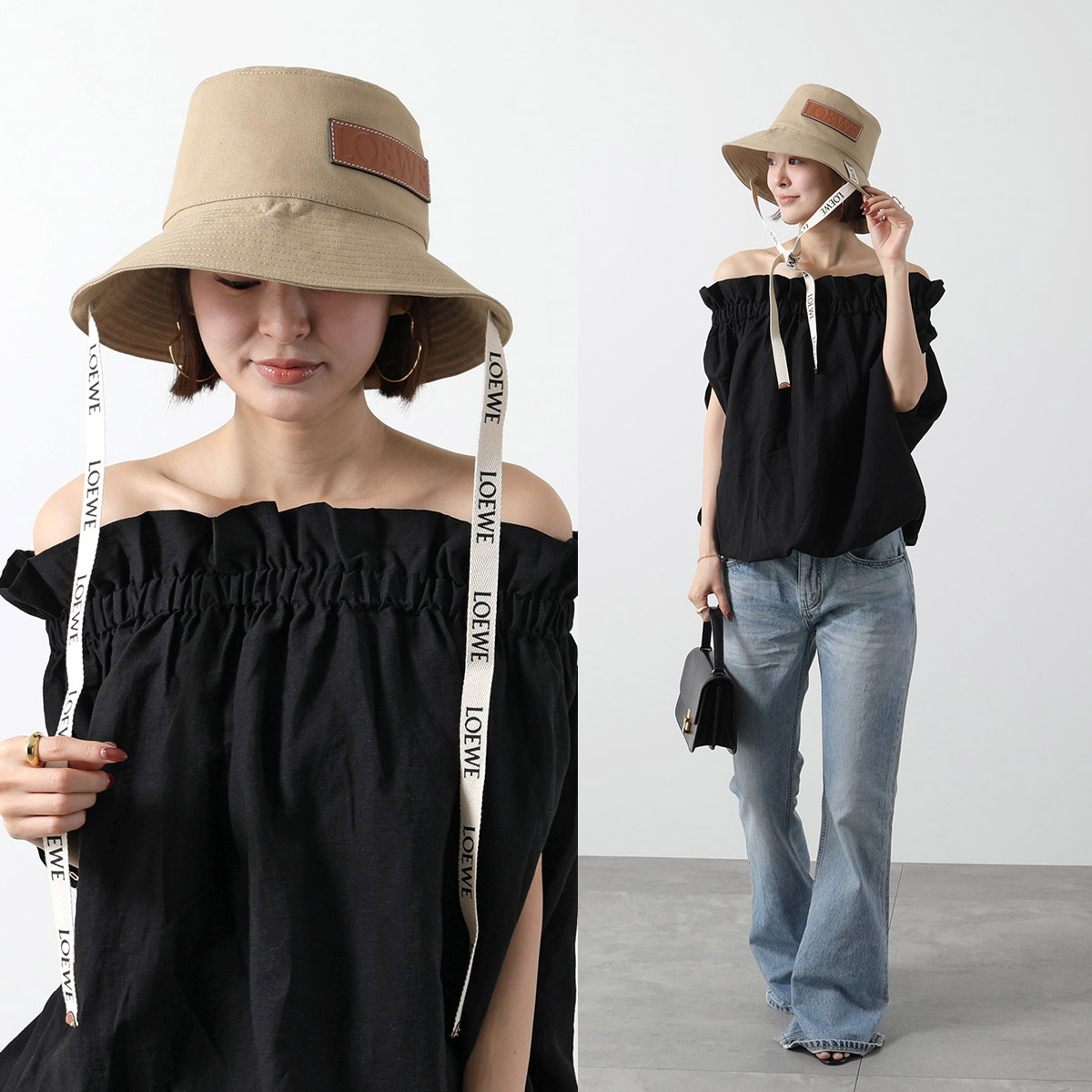 楽天市場】LOEWE ロエベ フィッシャーマンハット K820HF1X16