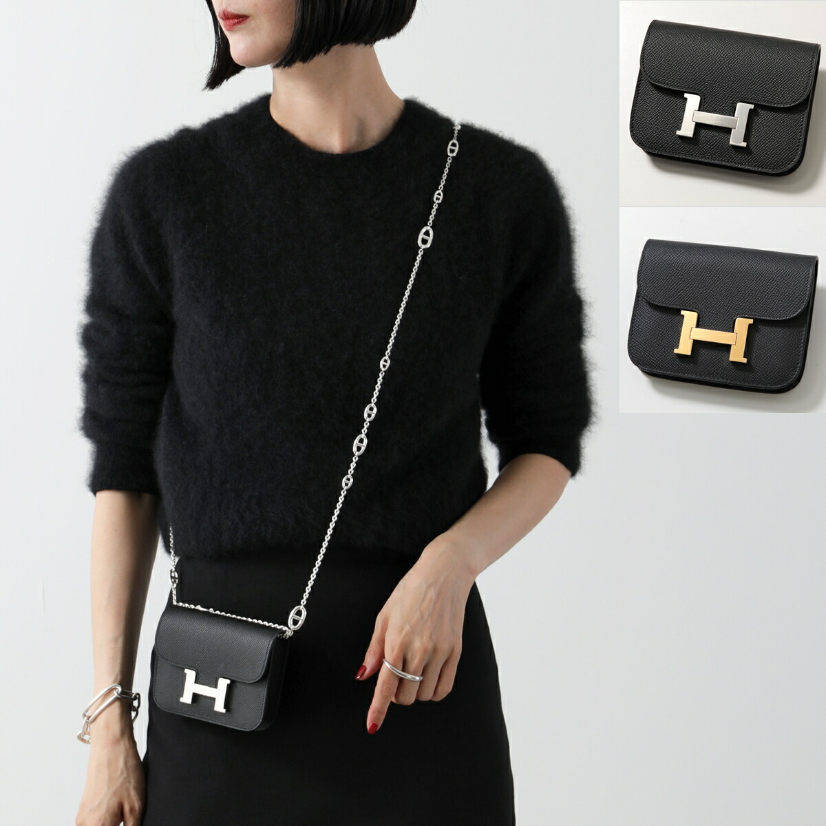 楽天市場】HERMES エルメス ウォレット コンスタンス スリム Constance