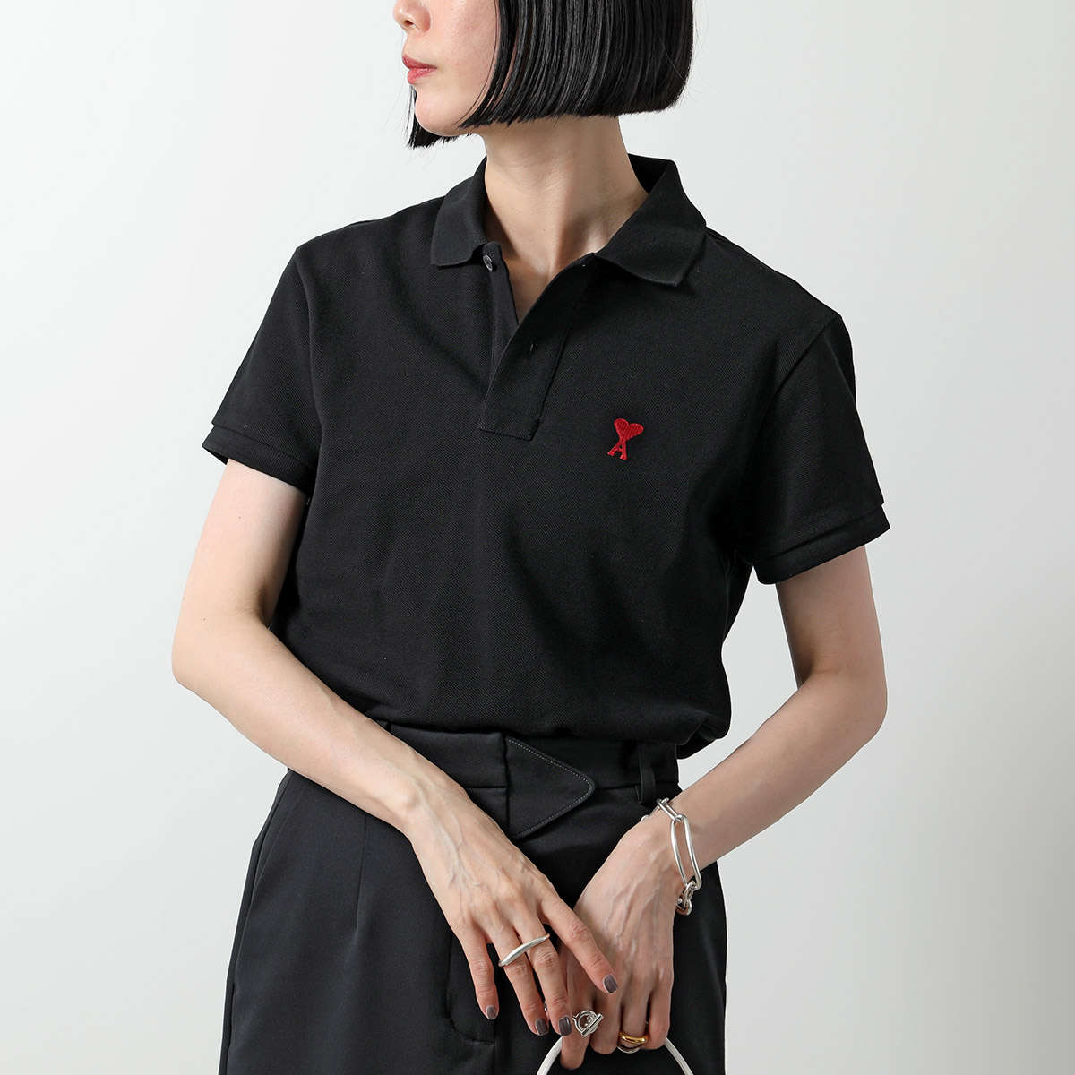 楽天市場】ami paris アミパリス ポロシャツ AMI DE COEUR BFUPL001