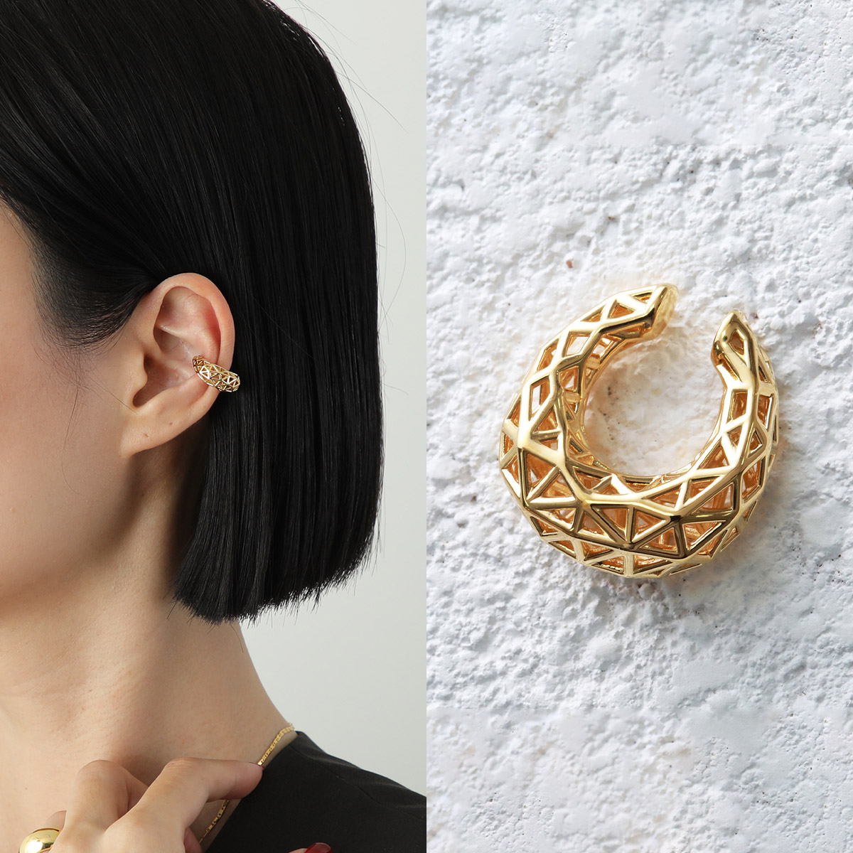 楽天市場】TOMWOOD トムウッド イヤーカフ Maze Ear Cuff Gold メイズ